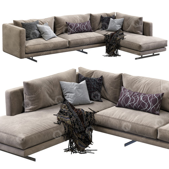 Sofa Berto Dee Dee model 3D