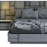Lit et tables de chevet Visionnaire Beloved Gray - Navasard