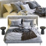 Ліжко та тумбочки BoConcept Arlington Gray - Navasard