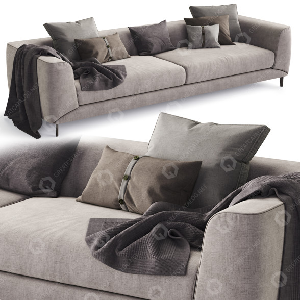 Sofa BoConcept Fargo Beige model 3D