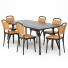 Mesa y sillas Gebrüder Thonet Vienna GmbH Dining Set 03 - Yagubovvvv