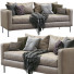 Sofa Living Divani Leather Box Beige - Navasard