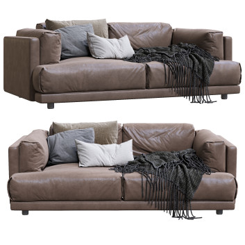 Sofa Living Divani Leather Family Lounge