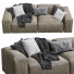 Sofa Living Divani Leather Extra Wall - Navasard