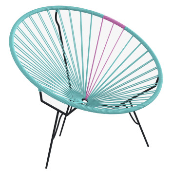 Стілець Acapulco Blue Round Autentic