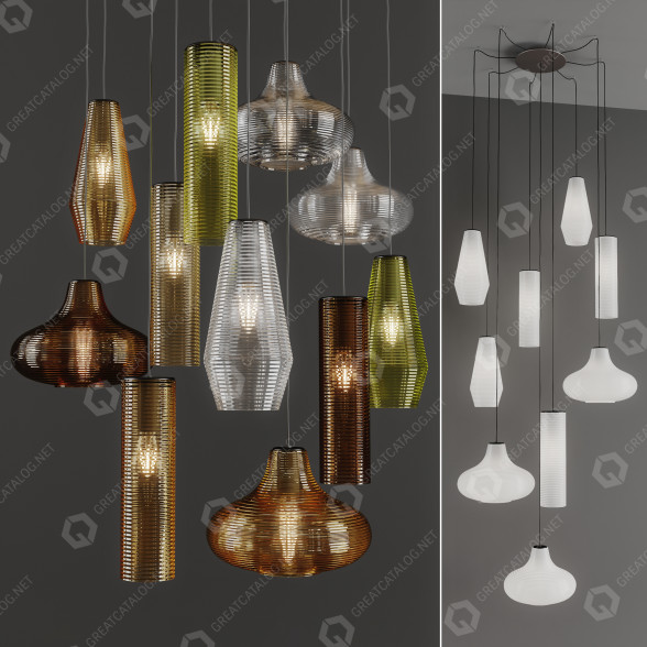 Lampe Panzeri Olivia Emma Clio 3D-Modell