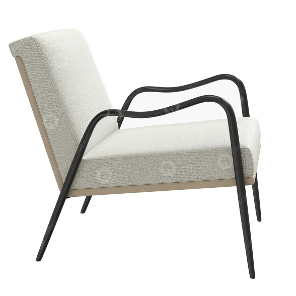 Sessel Holly Hunt Armora Grey 3D-Modell