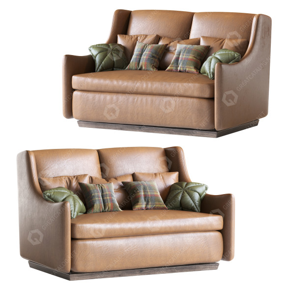 Диван West Elm Graham 3D модель