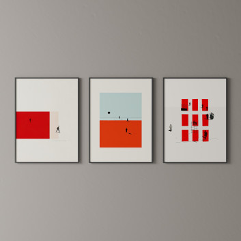 Картини Set of Contemporary Print
