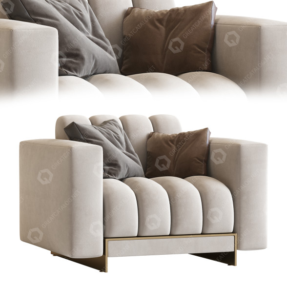 Sessel Caracole The Well Balanced 3D-Modell
