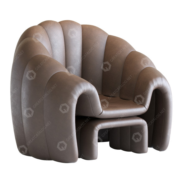 Крісло Asnaghi Shell 3D модель