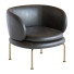 Armchair Sebastian Herkner Soava Black - HenMat