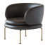 Armchair Sebastian Herkner Soava Black - HenMat