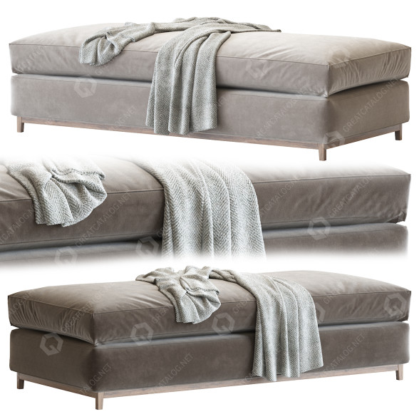 Банкетка Hugo Bench 3D модель