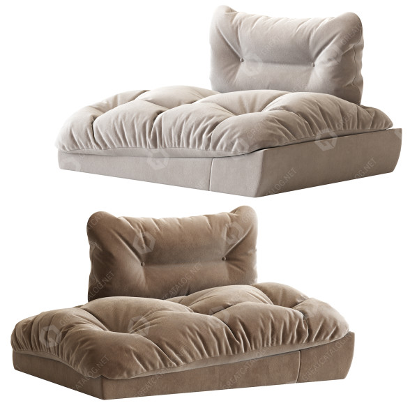Sessel Baxter Milano 3D-Modell