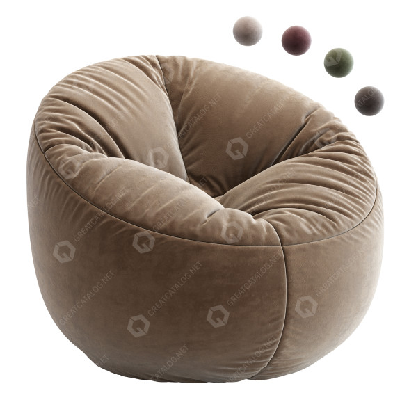 Tasche Stuhl Bean Bag 3D-Modell