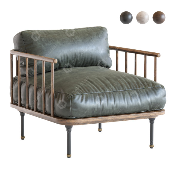 Sessel District Eight Distrikt 3D-Modell