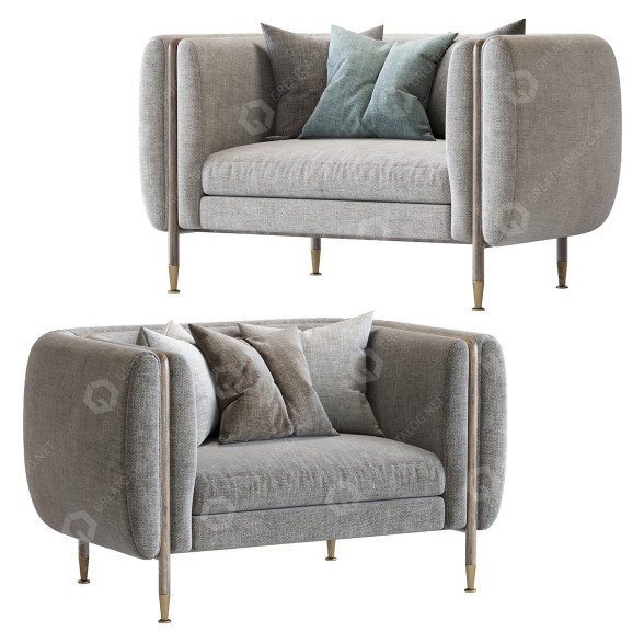 Sessel Private Label 2019 Barlow 3D-Modell