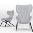 Sessel und Ottomane Cassina Textile - osama.abdelrazzik