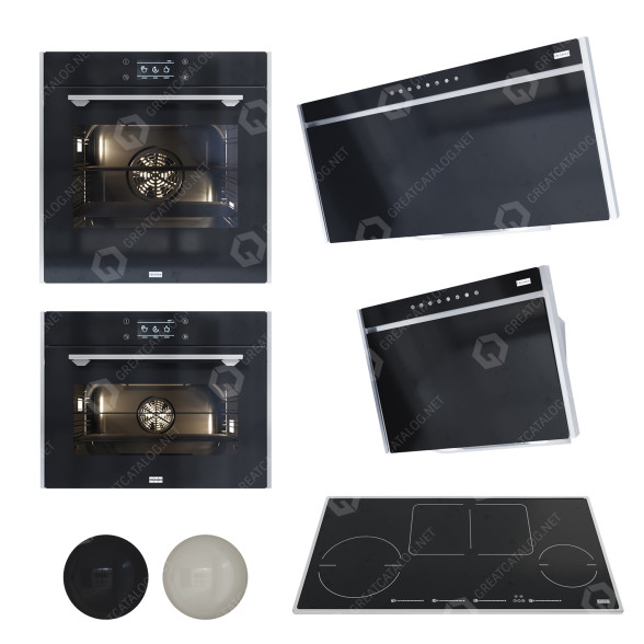 Кухонна техніка Franke Kitchen Appliances Set 5 Frames 3D модель