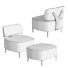 Fotel i pufa Protocol Airwave 16 - Kudim
