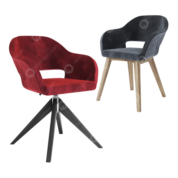 Стілець LD Seating Polo + Set 3 3D модель
