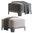 Пуф Meridiani Keeton Beige - HenMat