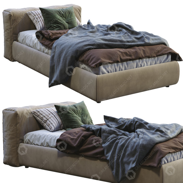 Кровать Cappellini Superoblong 3D модель