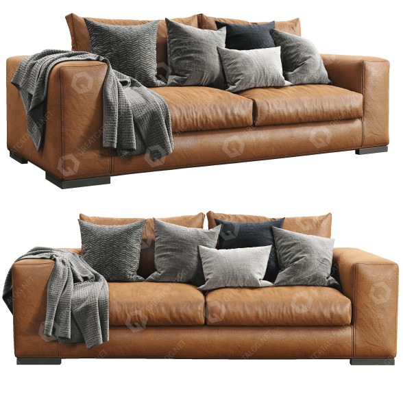 Диван Ferlea Leather Espace 3D модель