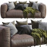 Sofa Arflex Marechiaro Leather Brown - Navasard