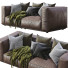 Sofa Arflex Marechiaro Leather Brown - Navasard