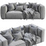 Sofa Arflex Marechiaro Leather Brown - Navasard