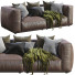 Sofa Arflex Marechiaro Leather Brown - Navasard