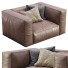 Fotel Arflex Marechiaro Leather Brown - Navasard