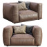 Fotel Arflex Marechiaro Leather Brown - Navasard