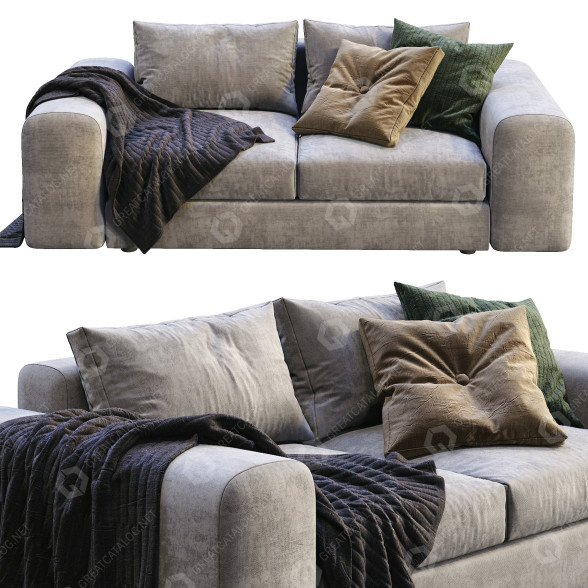 Sofa Arflex Low Land model 3D
