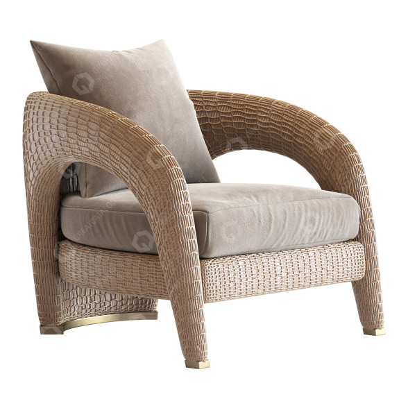 Fauteuil Caracole Weave modèle 3D