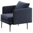 Armchair West Elm Auburn Blue - Paramatma
