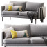 Sofa West Elm Auburn 70 Gray - Paramatma