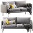 Sofa West Elm Auburn 70 Gray - Paramatma