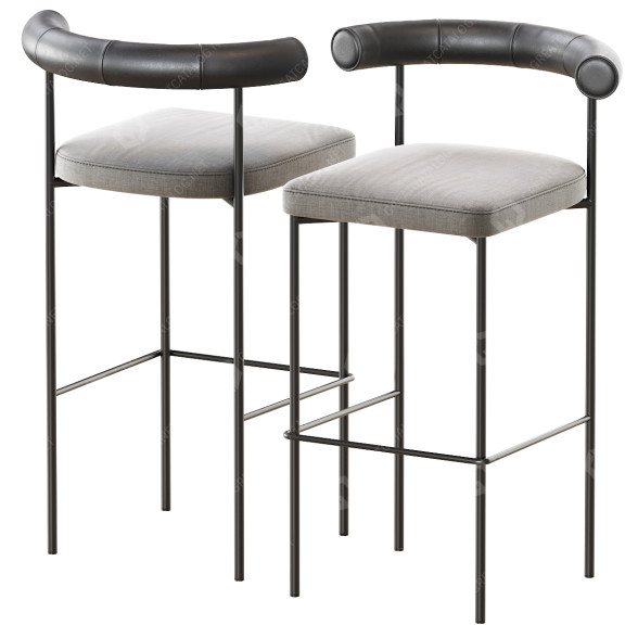 Taburete de bar Resident Kashmir Modelo 3D