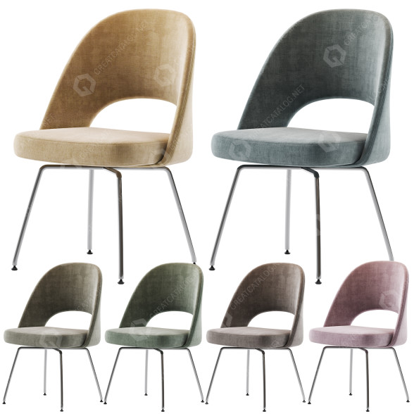 Стілець Knoll Saarinen Executive Armless 3D модель