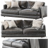 Sofa West Elm Haven 84 Black - Paramatma
