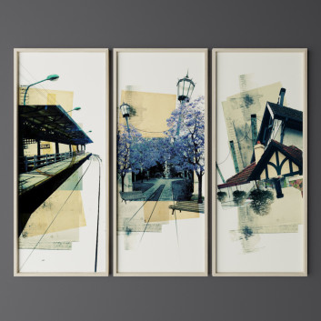 Bilder  Set of Contemporary Art 24 3D-Modell