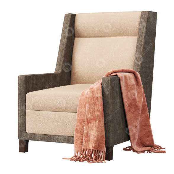 Armchair Bernhardt Blaine.02 3D model