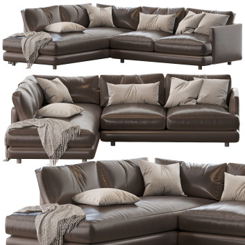 Диван West Elm Haven 2-Piece Terminal 3D модель