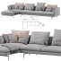 Sofa Zanotta 1333 Flamingo Gray - Paramatma