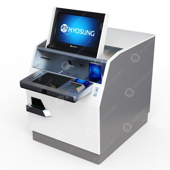Dispositivo Hyosung TNS Nautilus ATM Modelo 3D