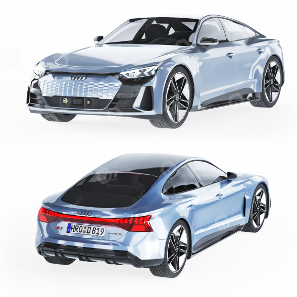 Coche Audi E-Tron RS GT 2021 Modelo 3D