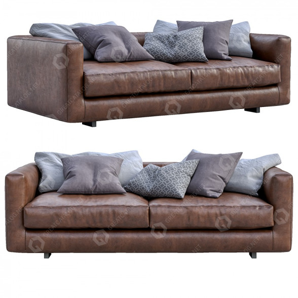 Диван Marac Malibu Leather 3D модель